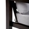 Armen Living Paradise Outdoor Dark Eucalyptus Wood Lounge Chair with Gray Cushions LCPRCHLADK - alternate 9